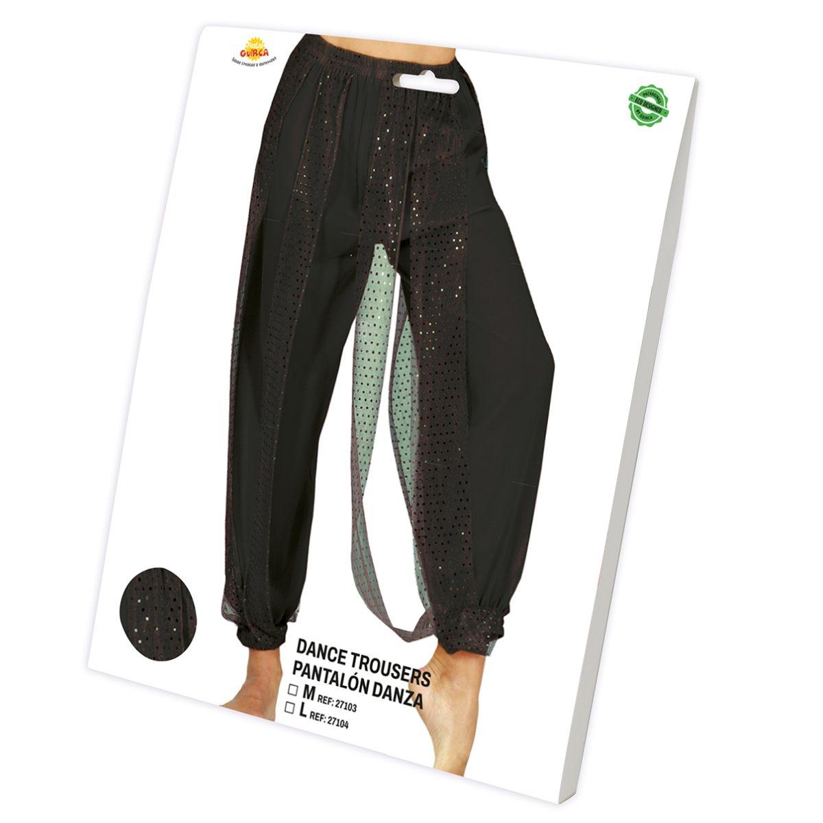 Pantalone odalisca danza del ventre nero