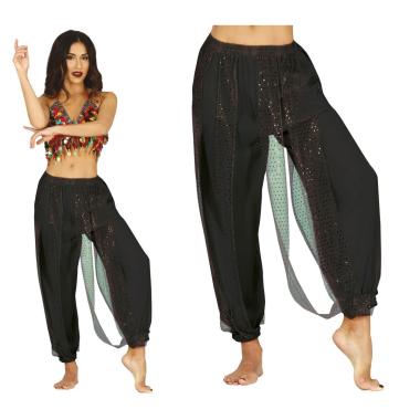 Pantalone odalisca danza del ventre nero