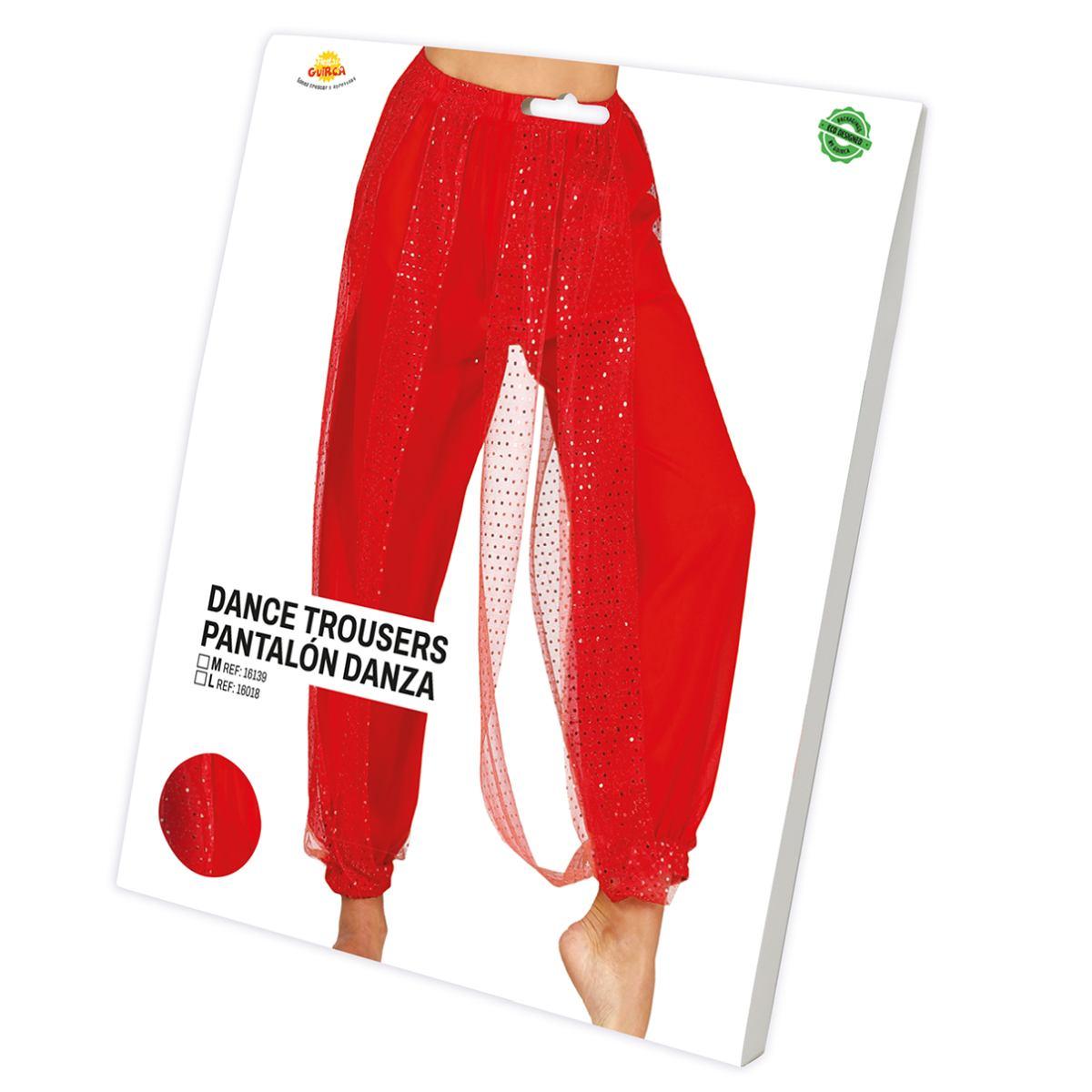 Pantalone odalisca danza del ventre rosso
