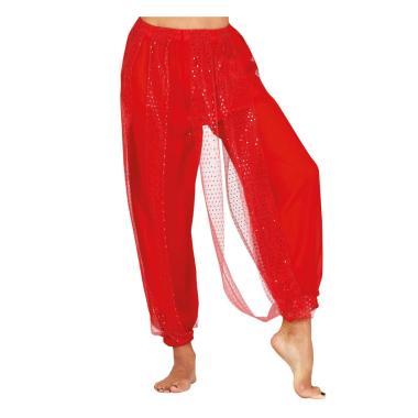 Pantalone odalisca danza del ventre rosso