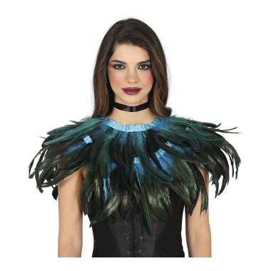 Coprispalle piume blu
