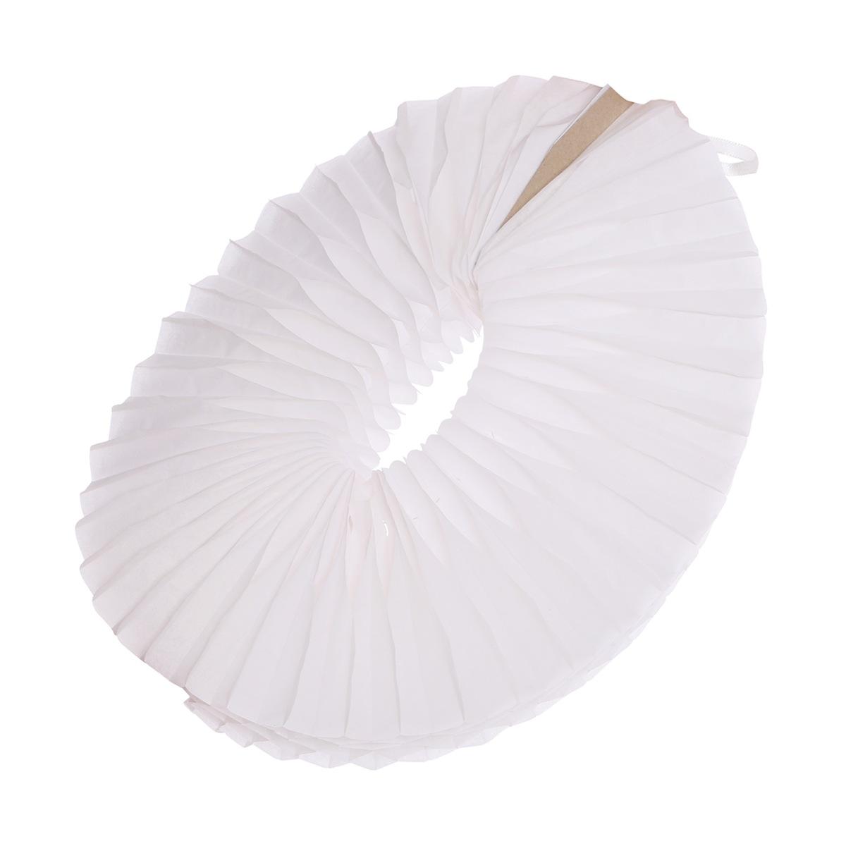 Collare carta bianco