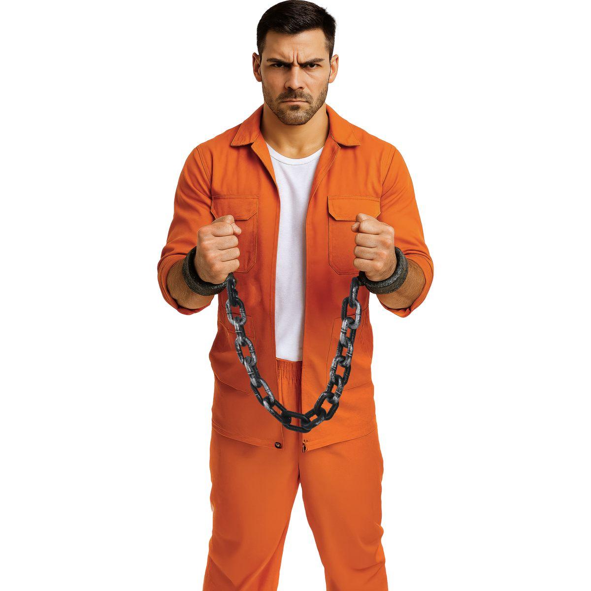 Catena carcerato manette polsi
