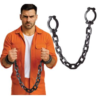 Catena carcerato manette polsi