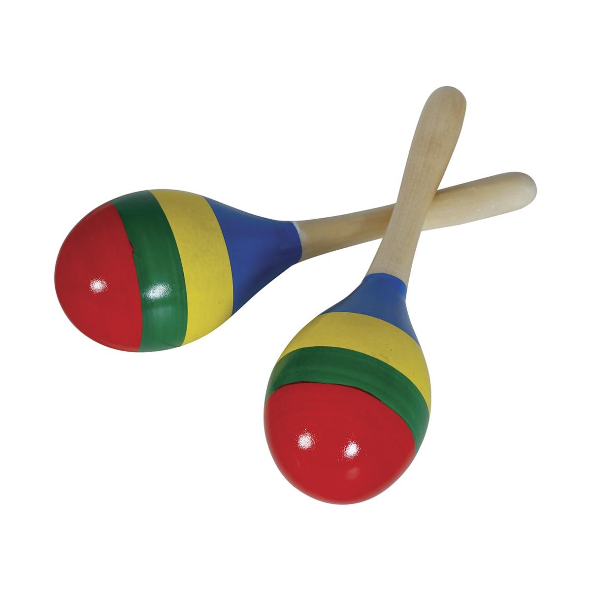 Maracas legno colorate