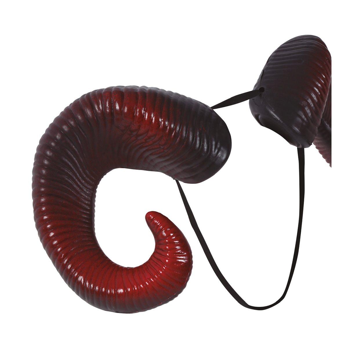 Corna diavolo pvc rosso maxi