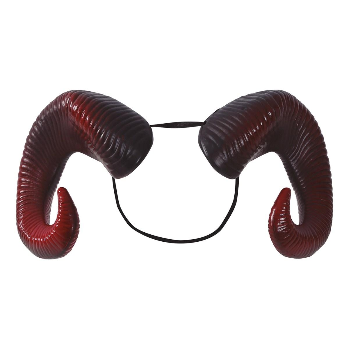 Corna diavolo pvc rosso maxi