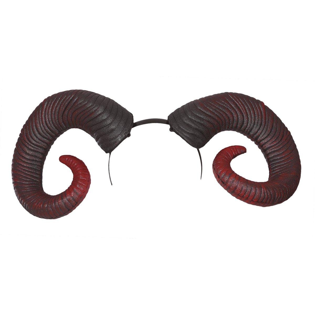 Corna diavolo pvc rosso maxi