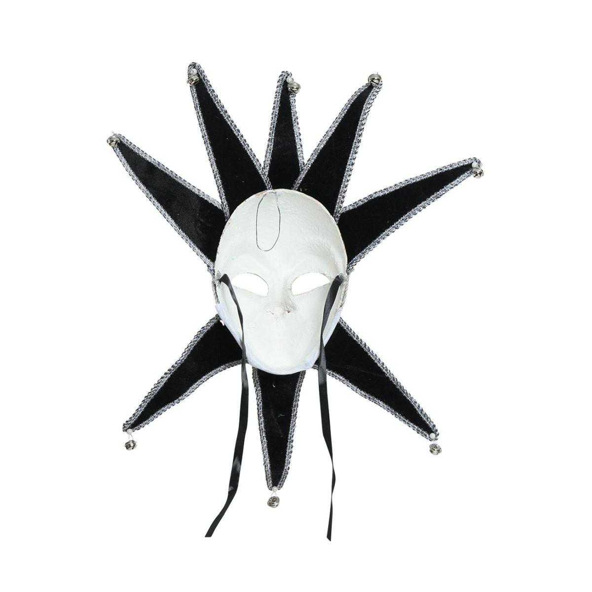 Maschera viso veneziana campanelli