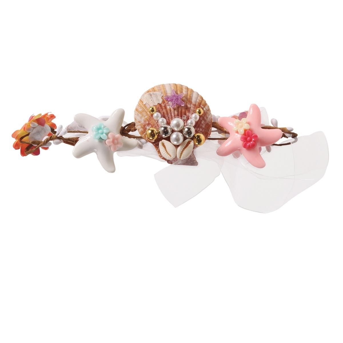 Copricapo sirena conchiglie