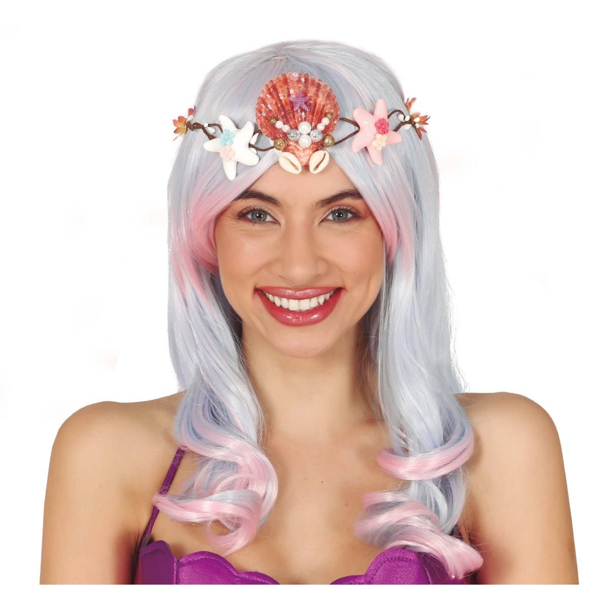 Copricapo sirena conchiglie