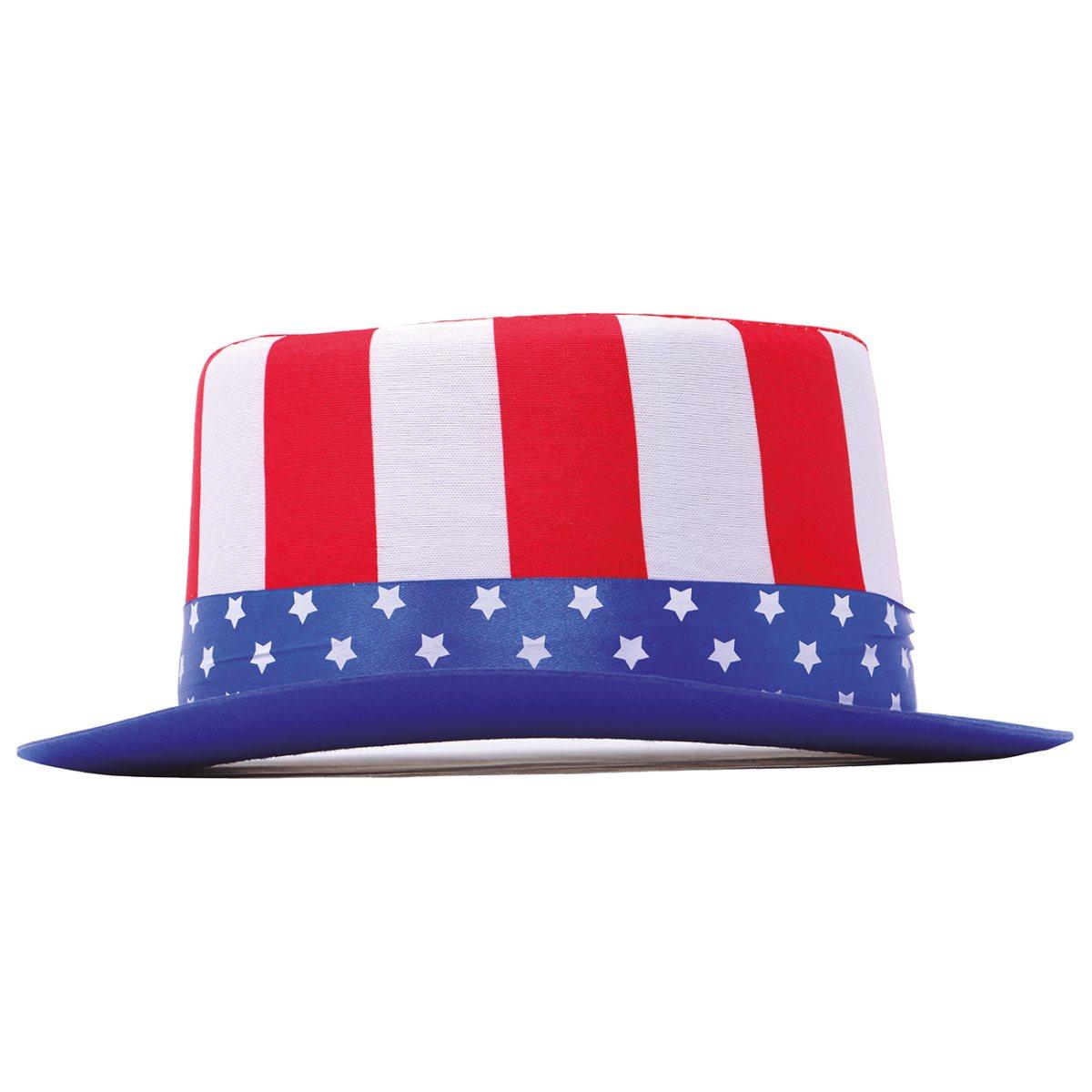 Cappello cilindro bandiera america
