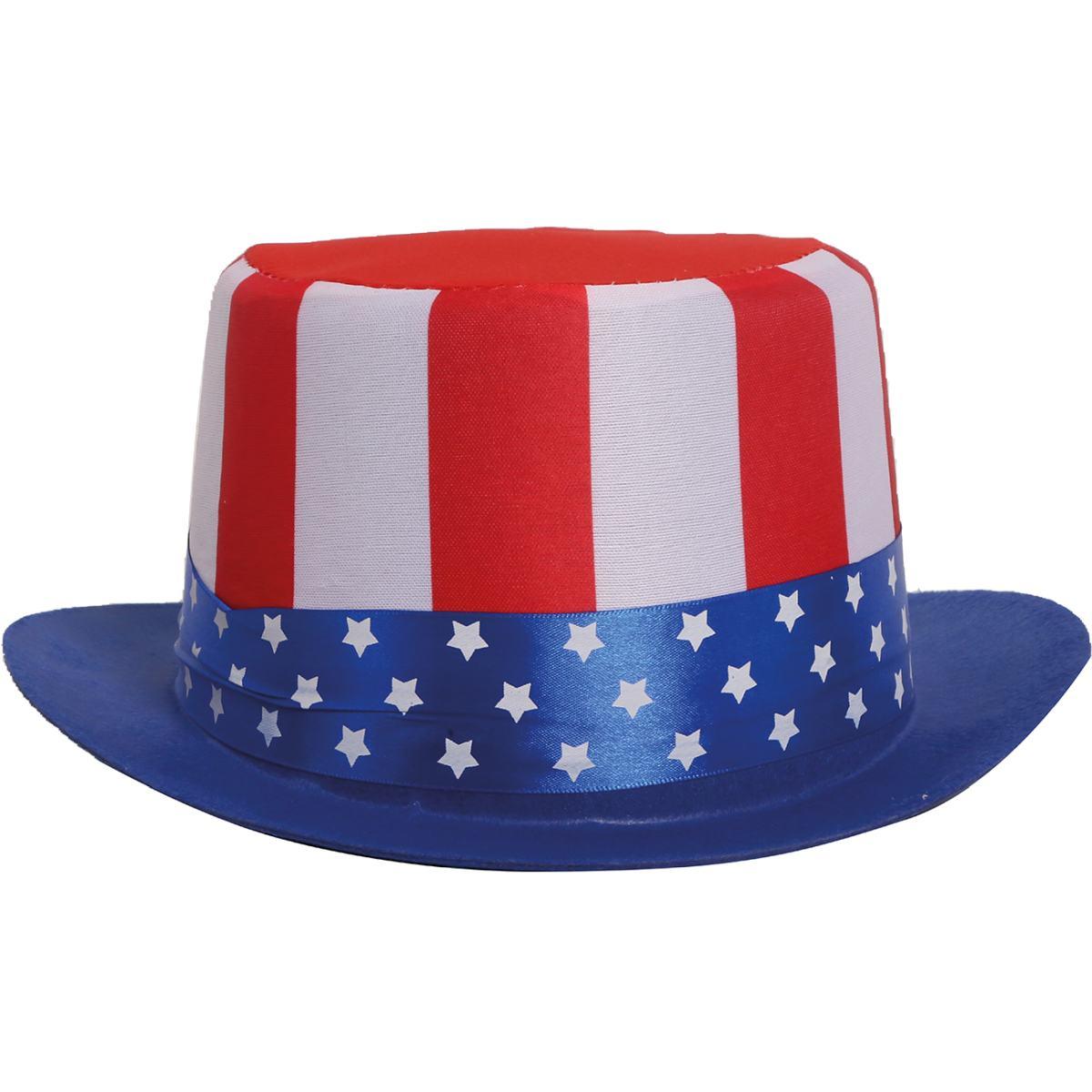 Cappello cilindro bandiera america