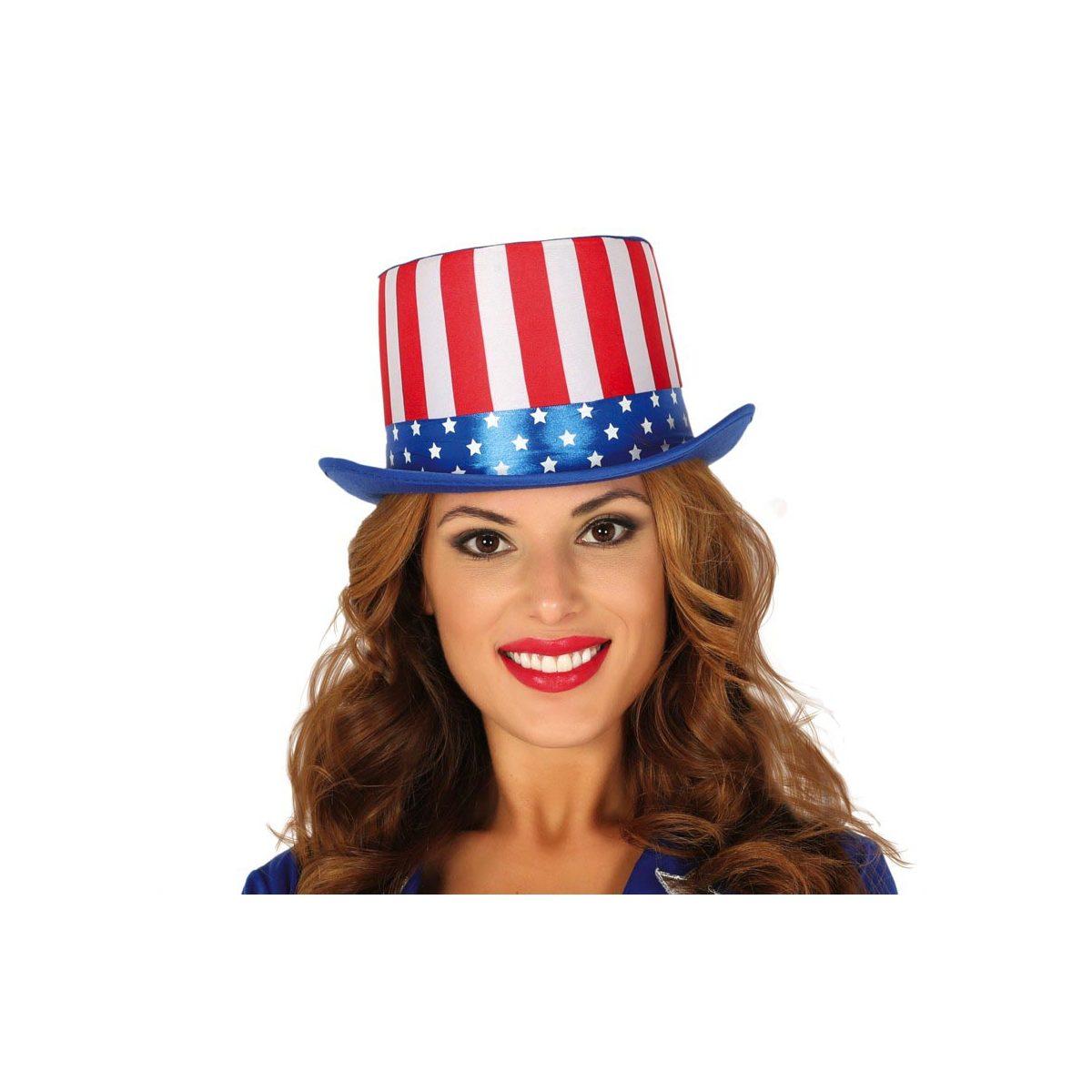 Cappello cilindro bandiera america