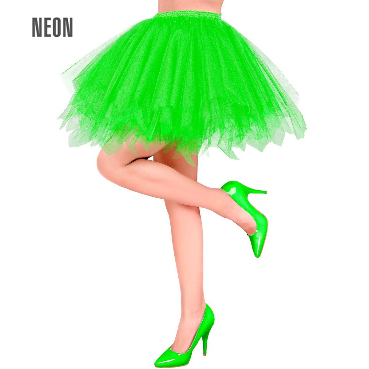 Gonna verde fluorescente