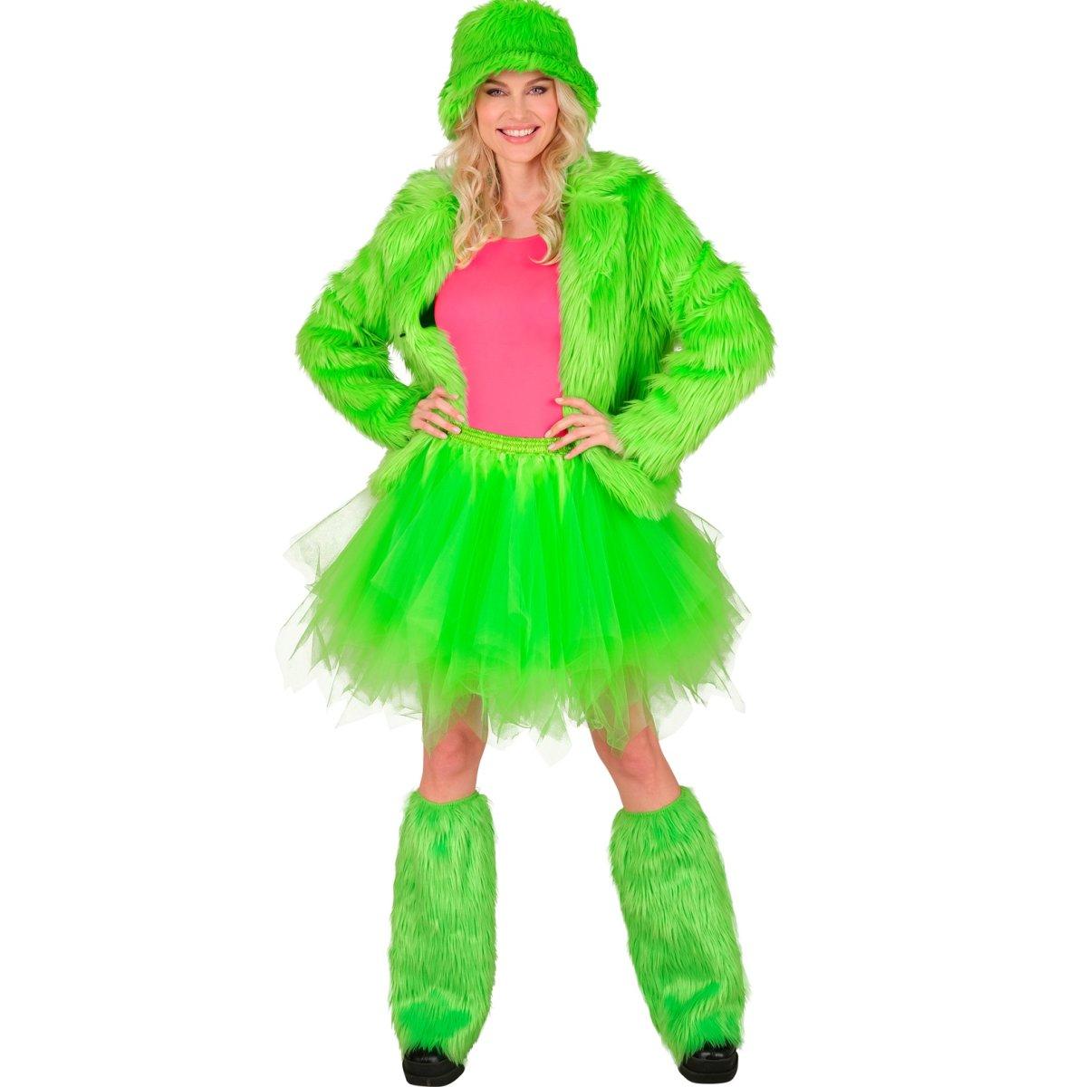 Gonna verde fluorescente