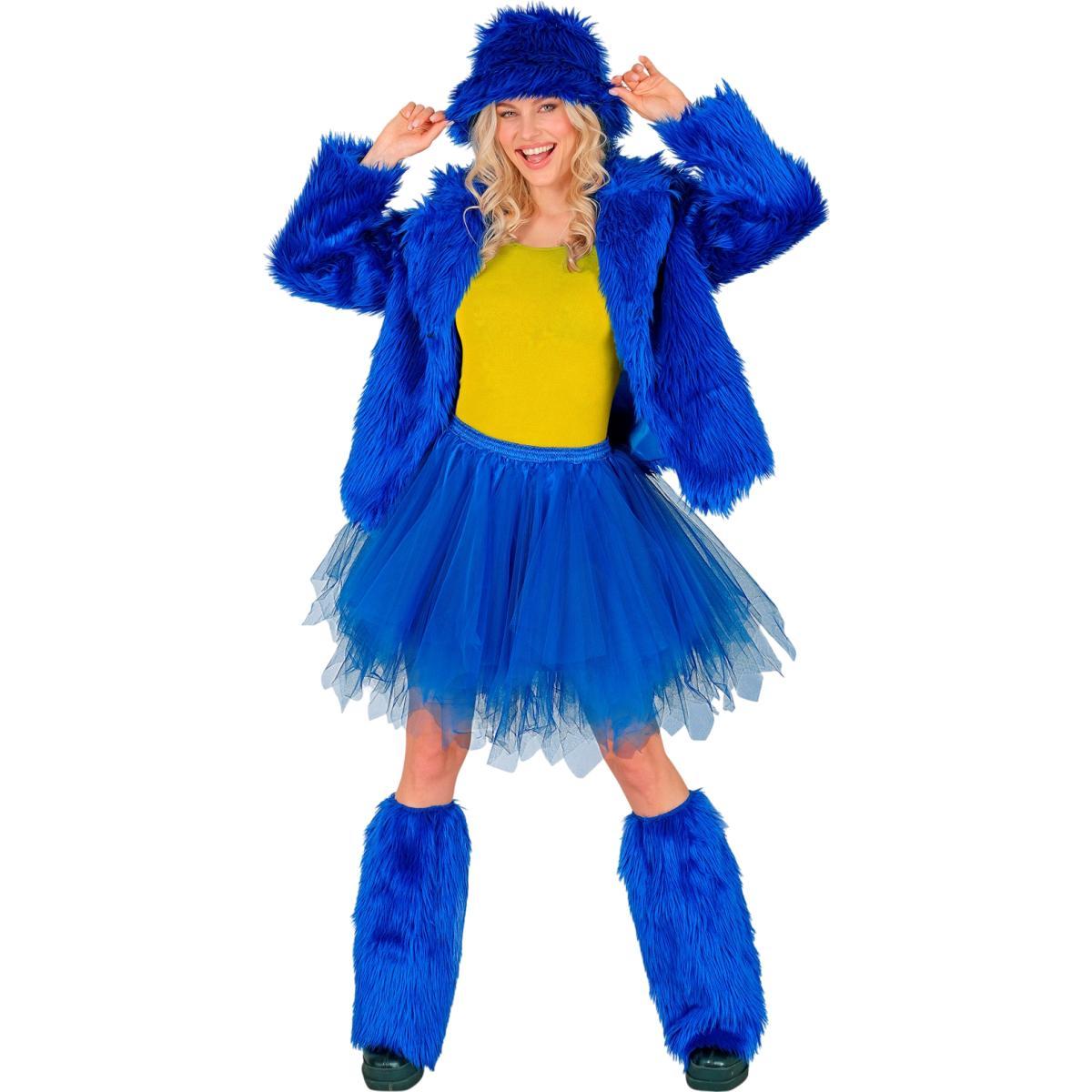 Gonna blu fluorescente