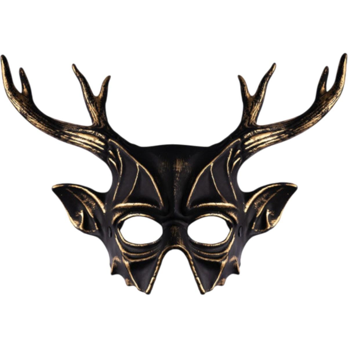 Maschera horror cervo pvc rigido