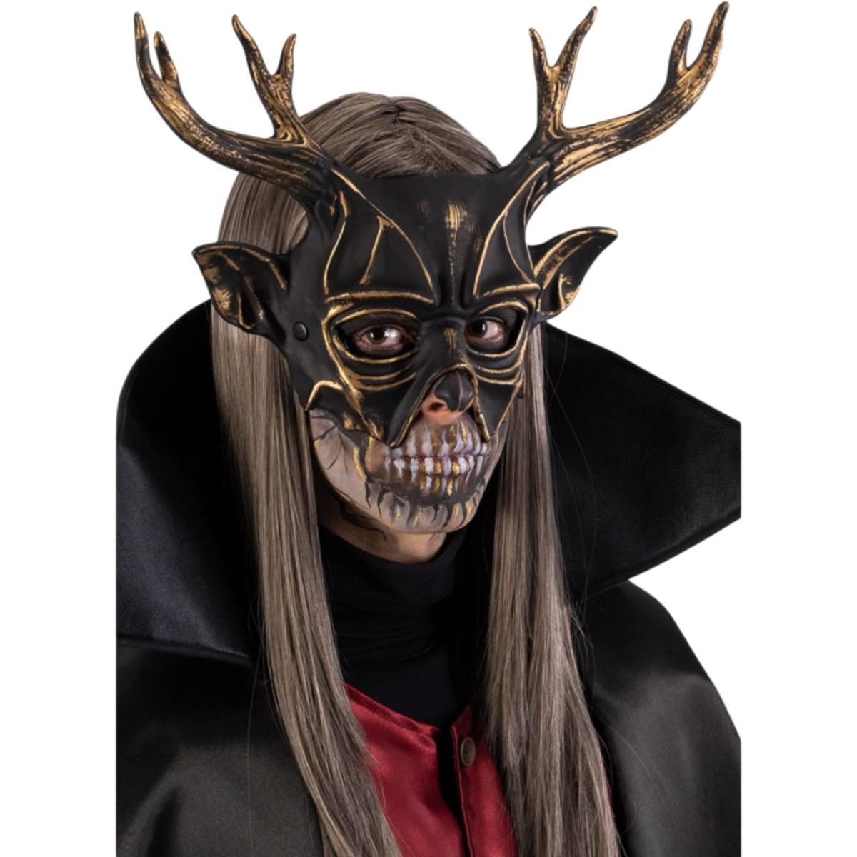 Maschera horror cervo pvc rigido