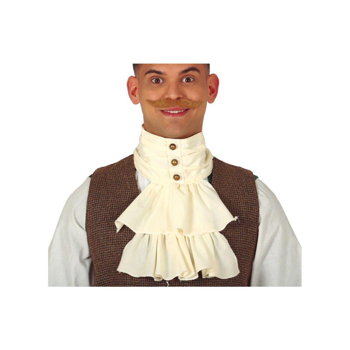 Jabot tessuto beige