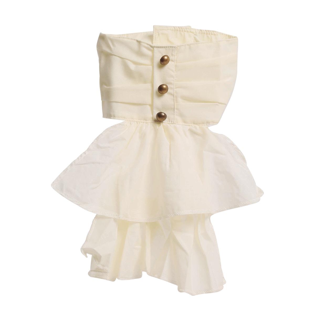 Jabot tessuto beige