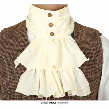 Jabot tessuto beige