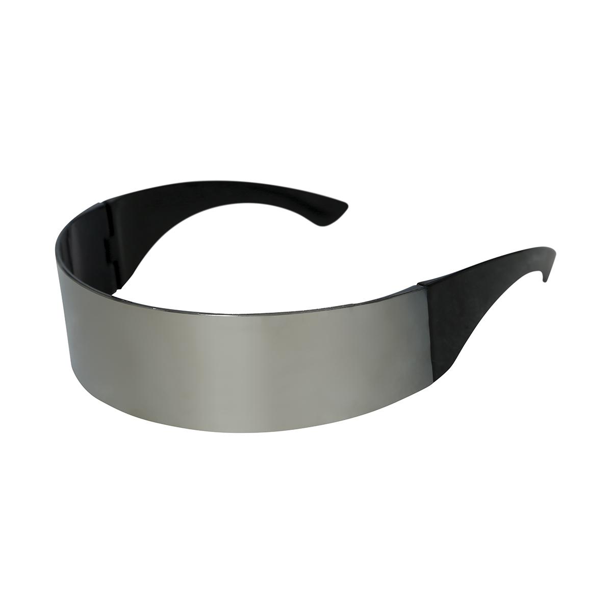 Occhiali futuristici lenti specchio
