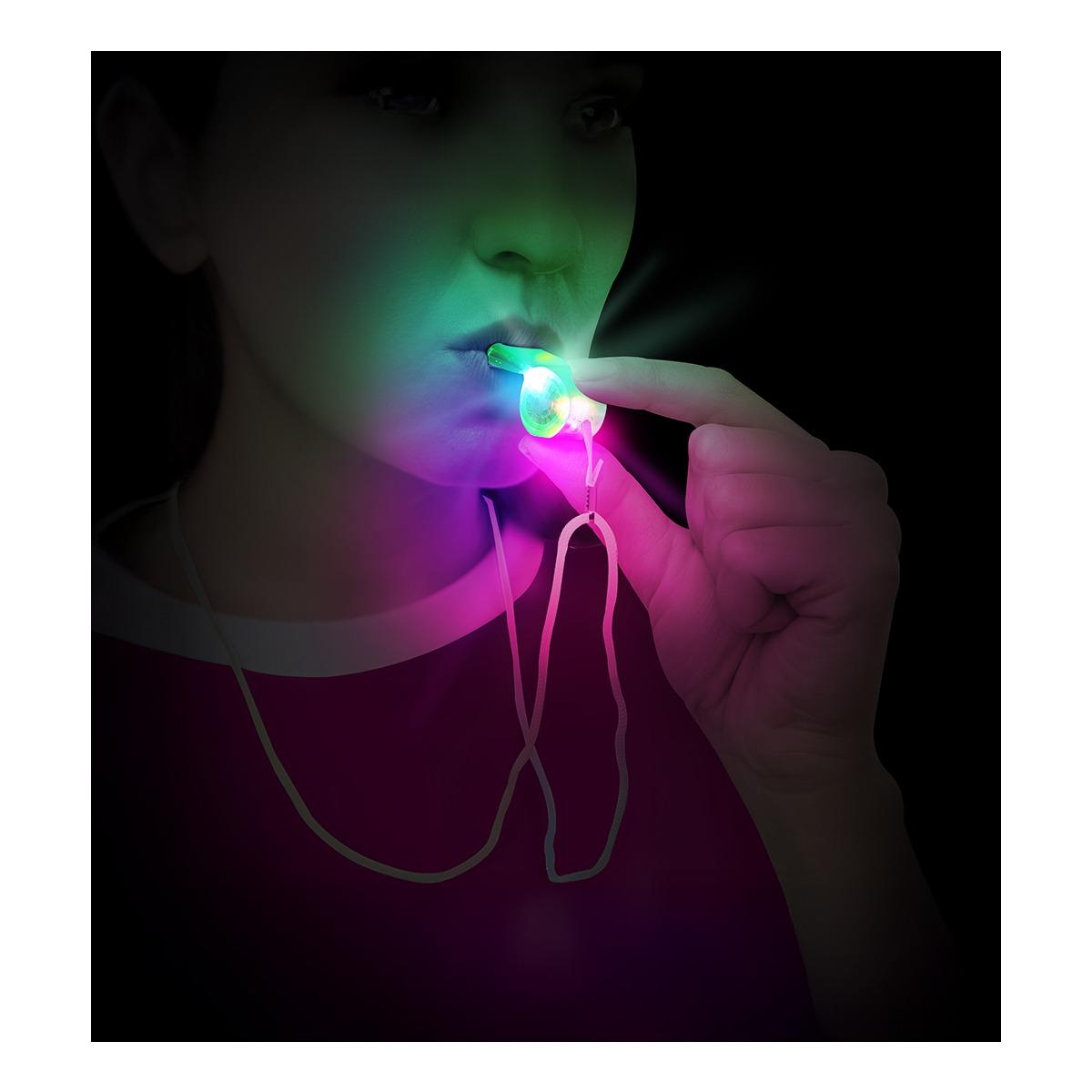 Fischietto colorati luce cordino