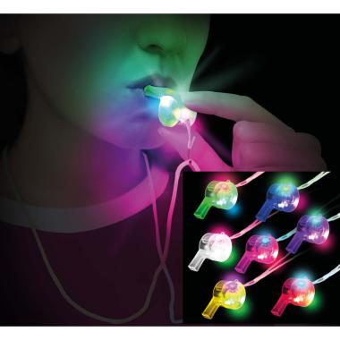 Fischietto colorati luce cordino