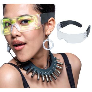 Occhiali futuristici led