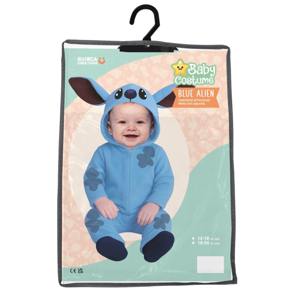Costume alieno blu stitch