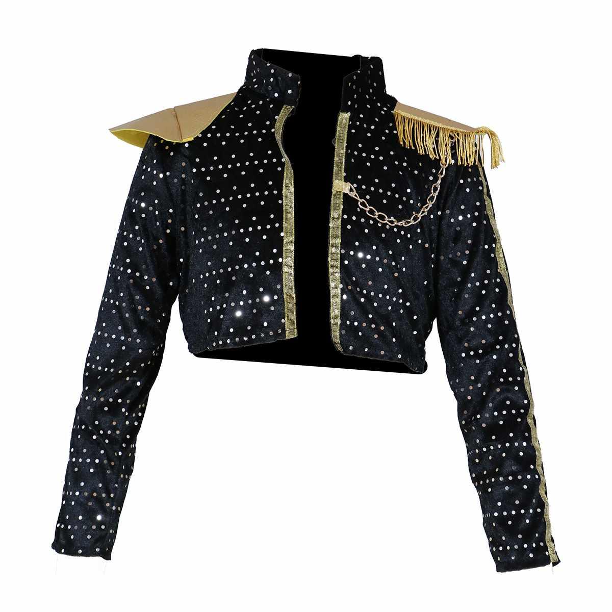 Costume cantante pop silver leader modello k