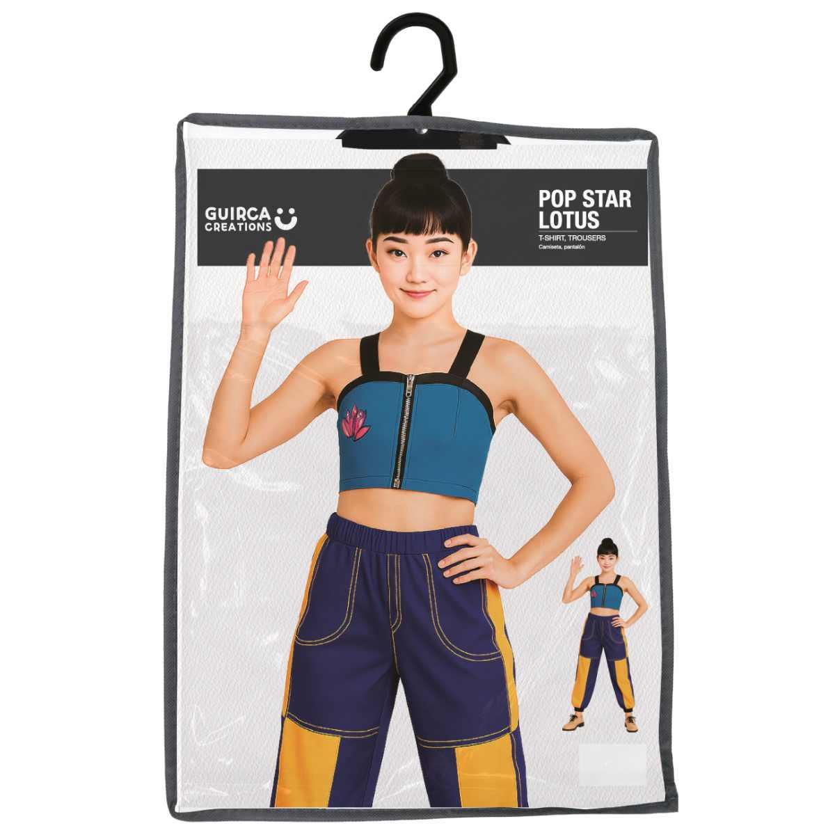 Costume cantante pop lotus modello k