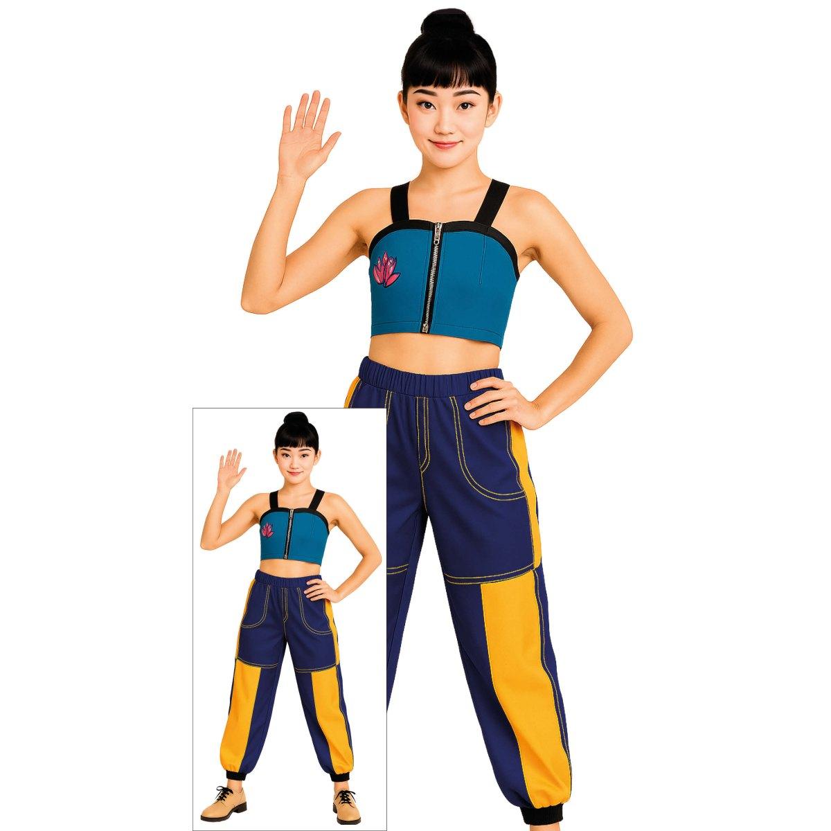 Costume cantante pop lotus modello k