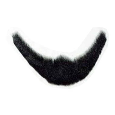 Barba nera liscia corta