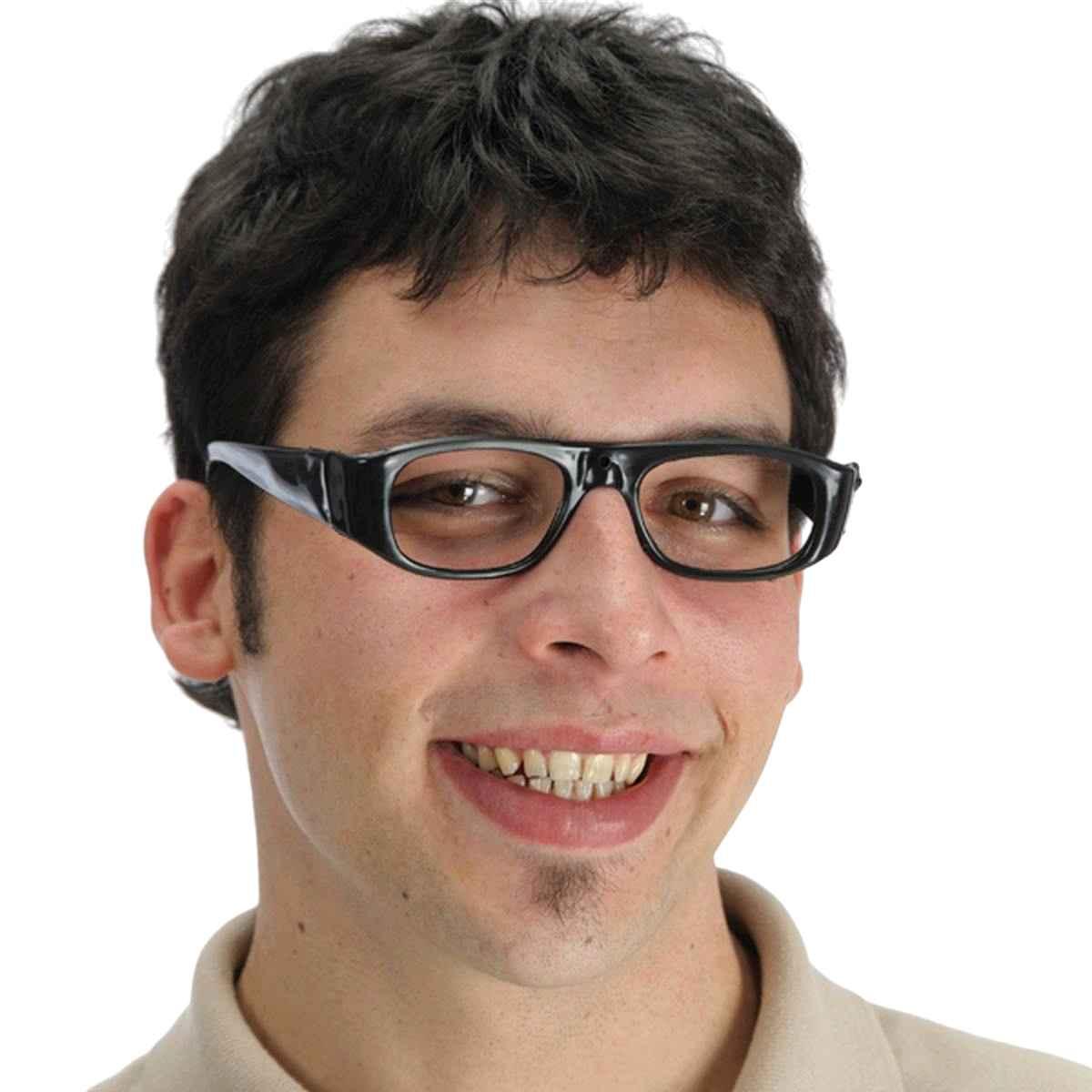 Occhiali neri senza lenti