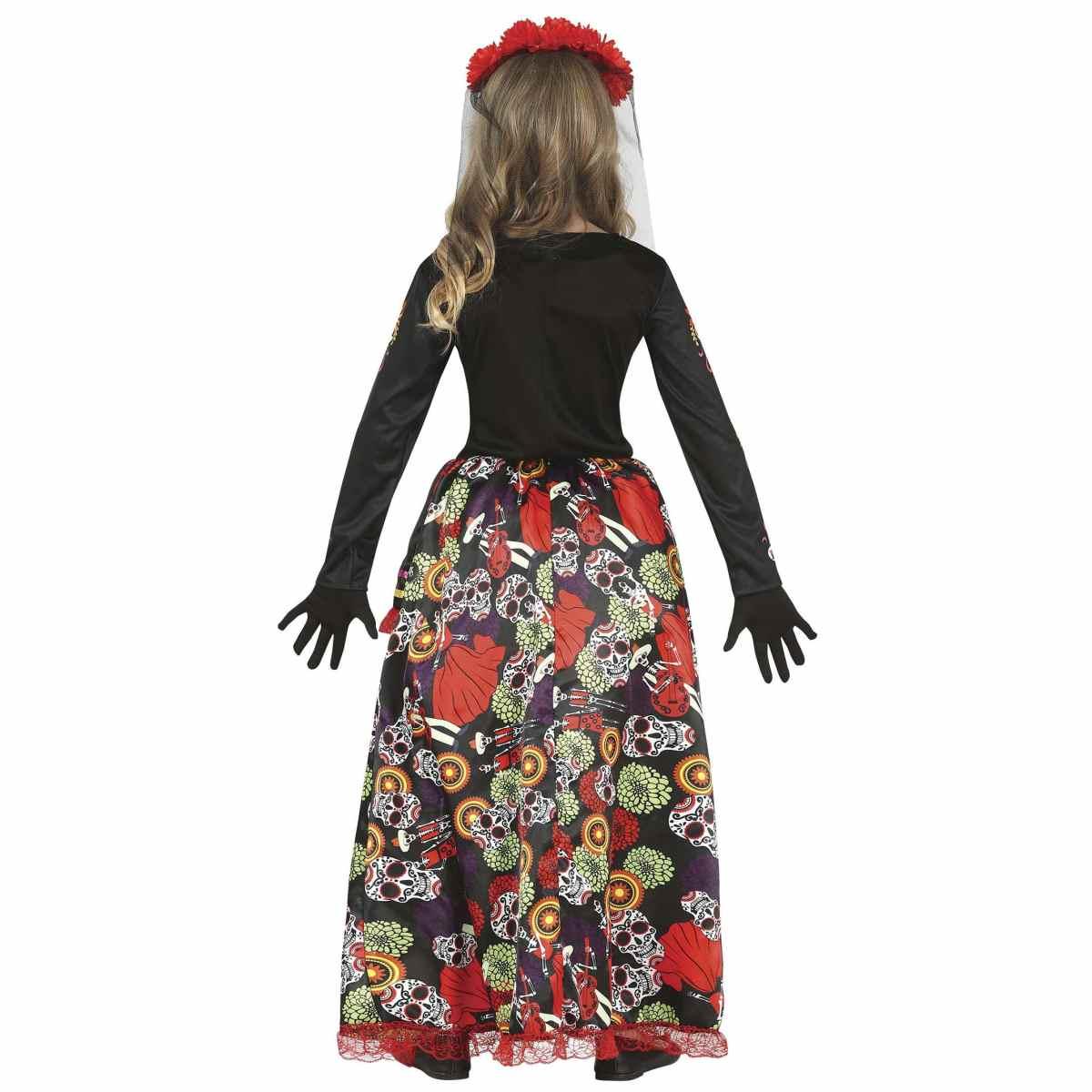 Costume scheletro messicano catrina