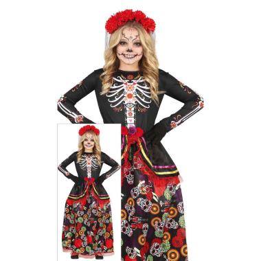 Costume scheletro messicano catrina