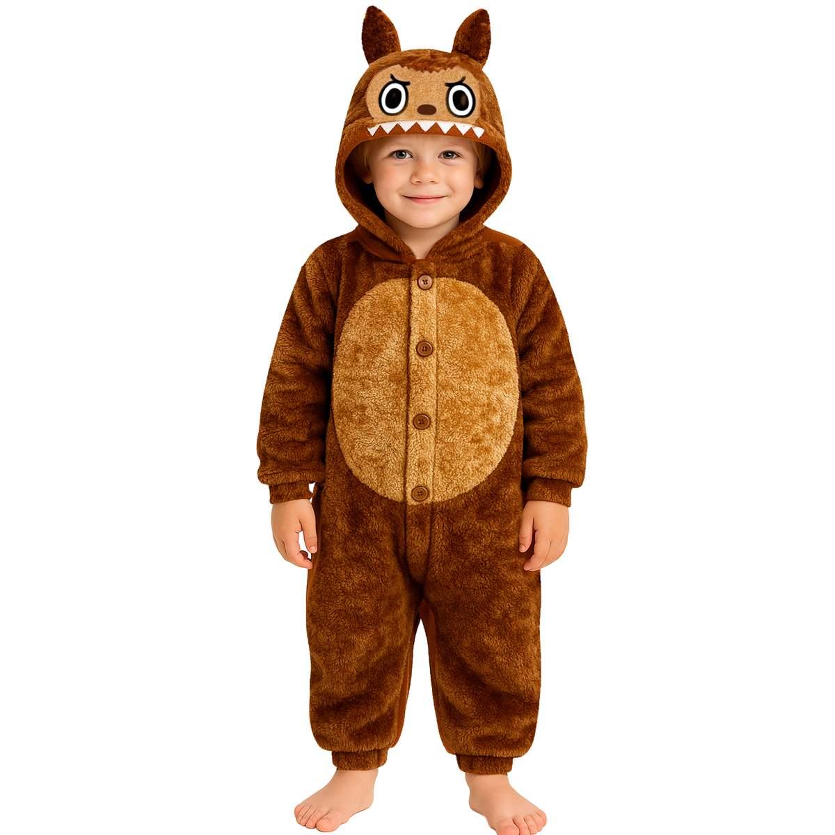 Costume lulu monster marrone