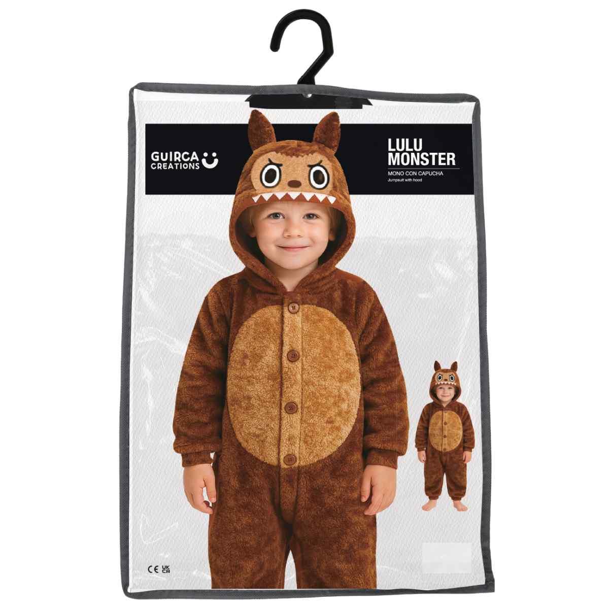 Costume lulu monster marrone
