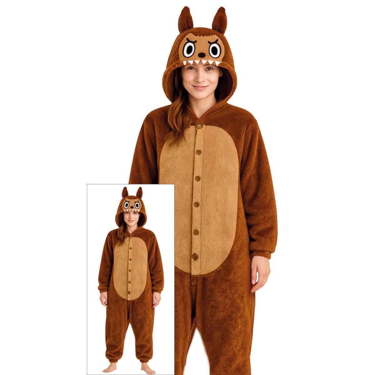Costume lulu monster marrone