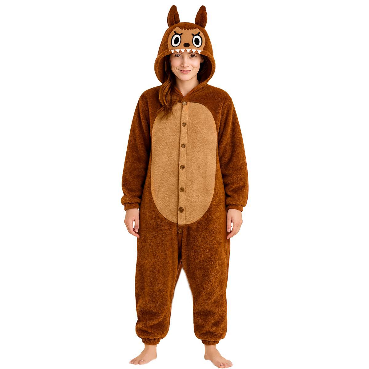 Costume lulu monster marrone