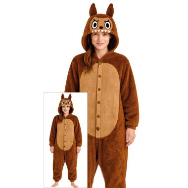 Costume lulu monster marrone