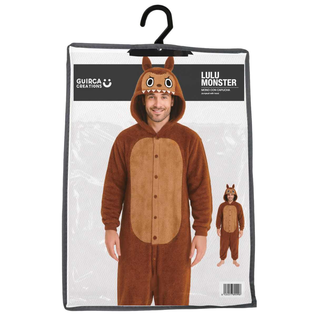 Costume lulu monster marrone