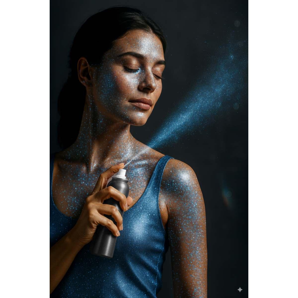Trucco spray corpo blu ml