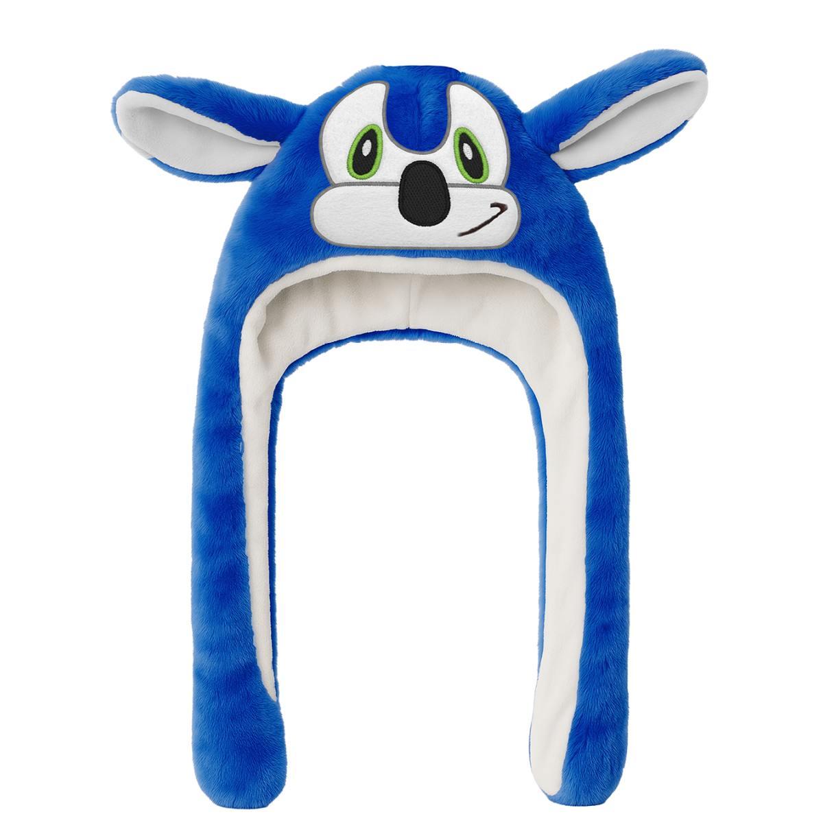Cappello animale blu sonic luci movimento