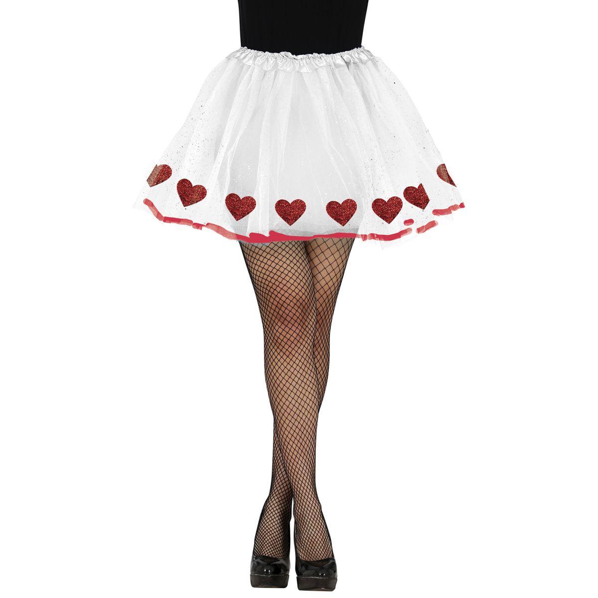 Gonna cupido bianco cuori