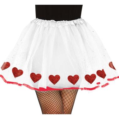 Gonna cupido bianco cuori