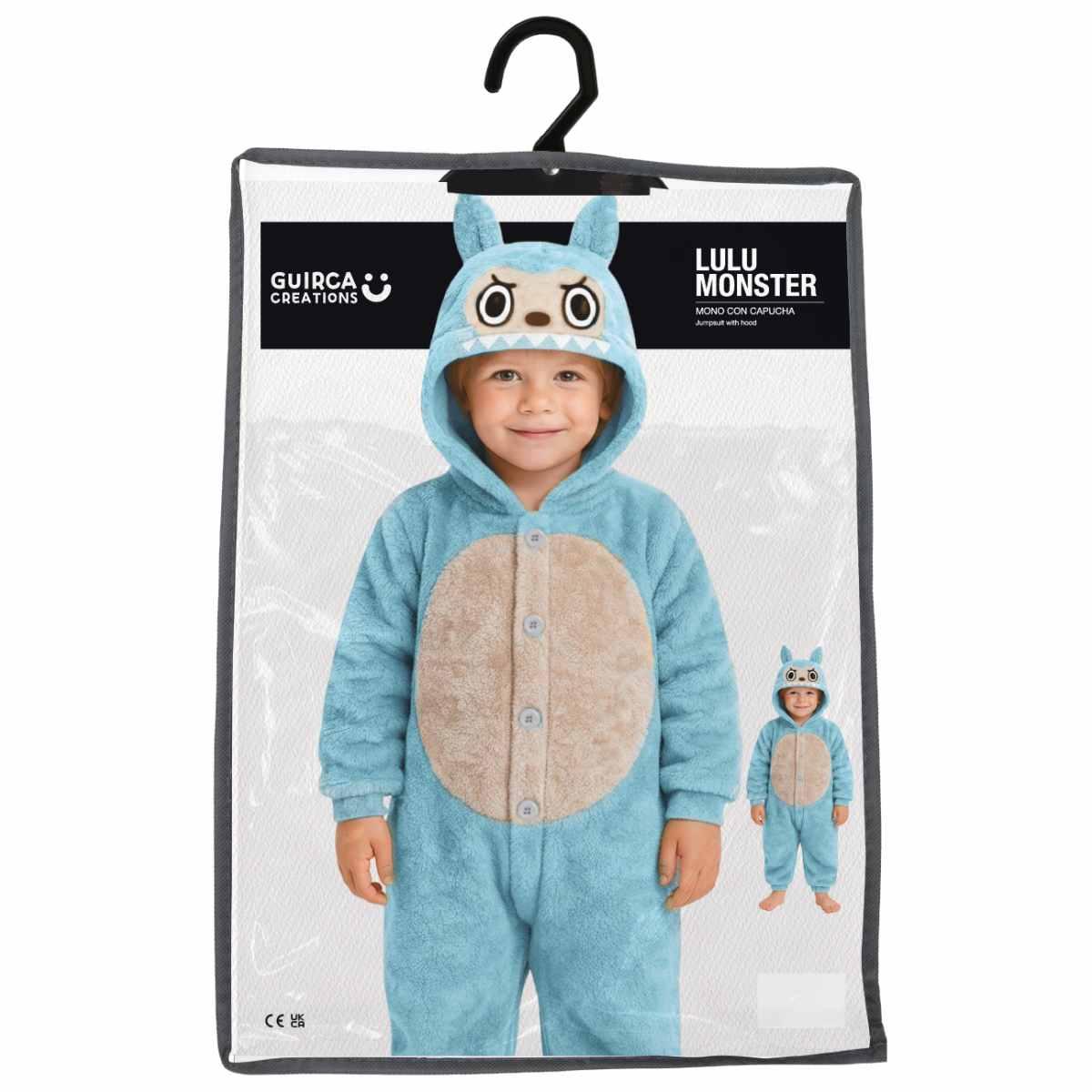 Costume lulu monster azzurro