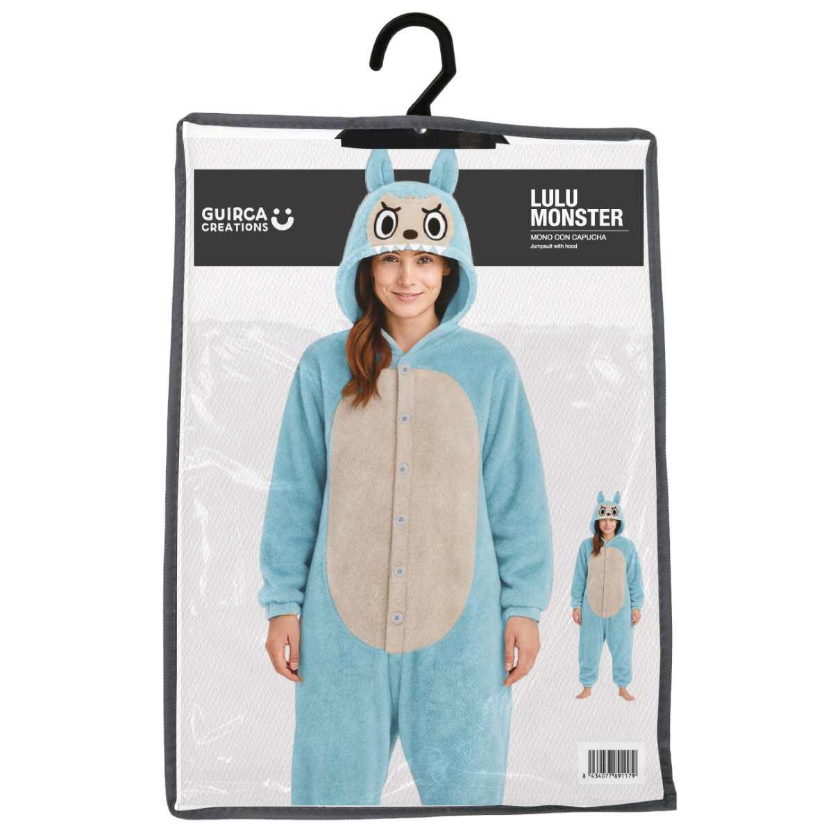Costume lulu monster azzurro